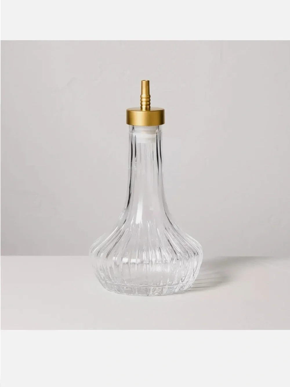 NWT Hearth & Hand Decanter and Simple Syrup Dispenser Set